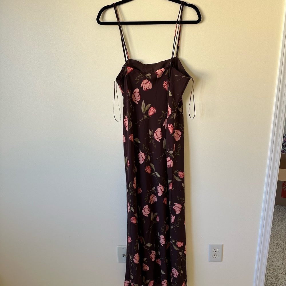 Vici Floral Maxi Dress - Brown and Pink - Picture 4 of 4